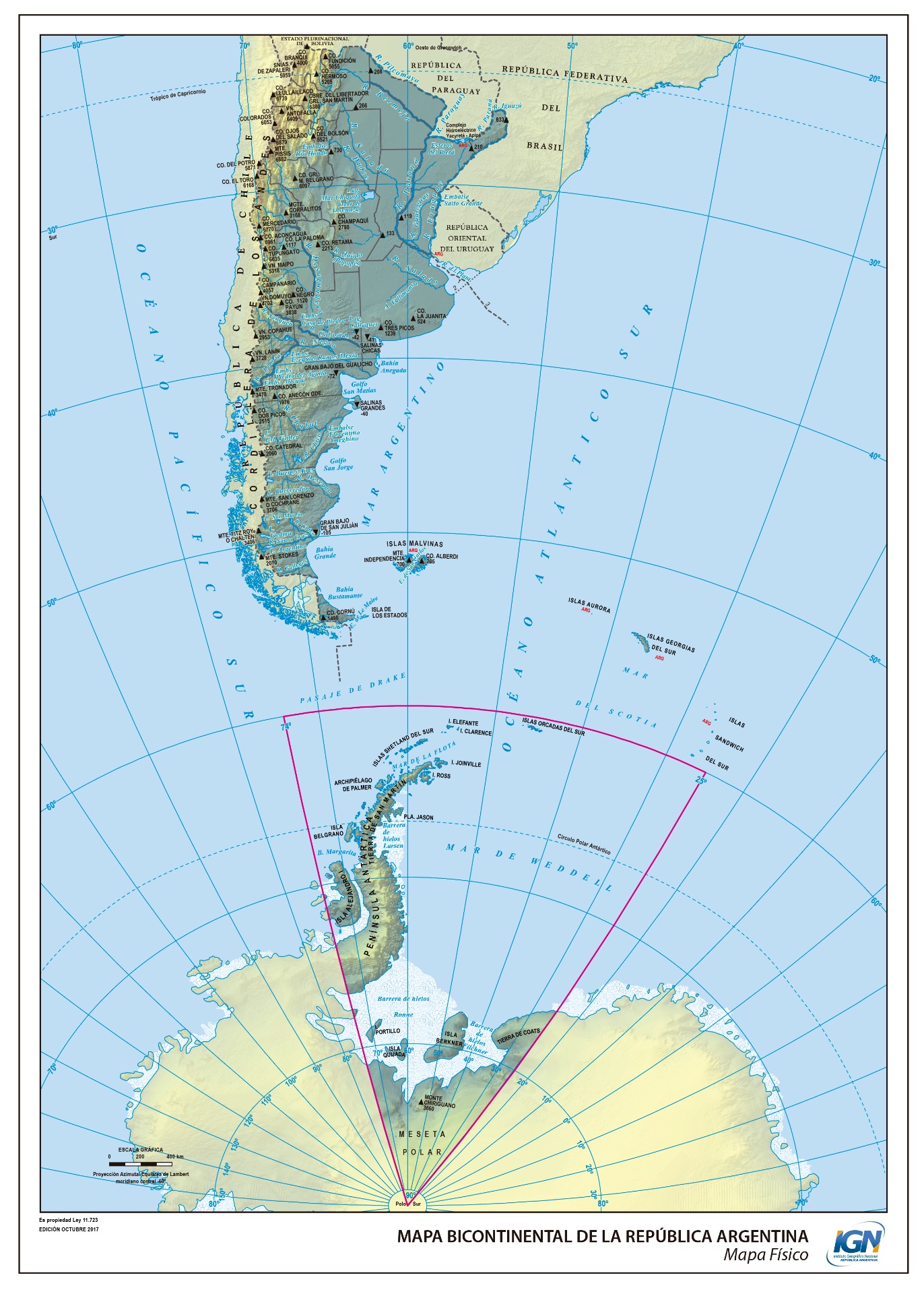 Argentina Bicontinental Físico
